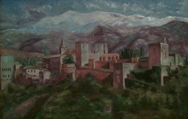 Alhambra Oil Canvas Landscaping