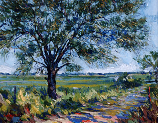 El caldén Oil Canvas Landscaping