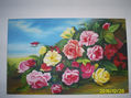 rosas muestra de lienzografias.
