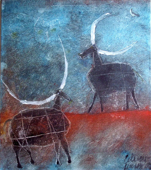 DESIERTO Oil Canvas Animals