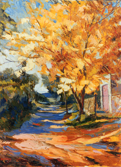 Esplendor otoñal Oil Canvas Landscaping