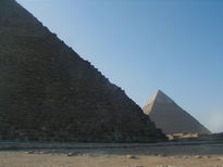 Giza Pyramids.