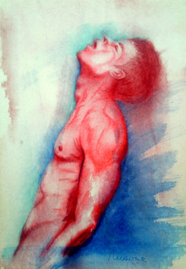 Todo para atrás Watercolour Others Nude Paintings