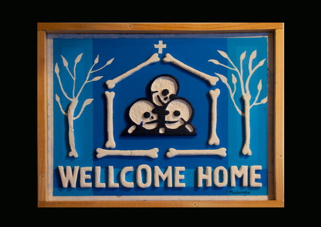 wellcome home Acrylic Canvas Landscaping