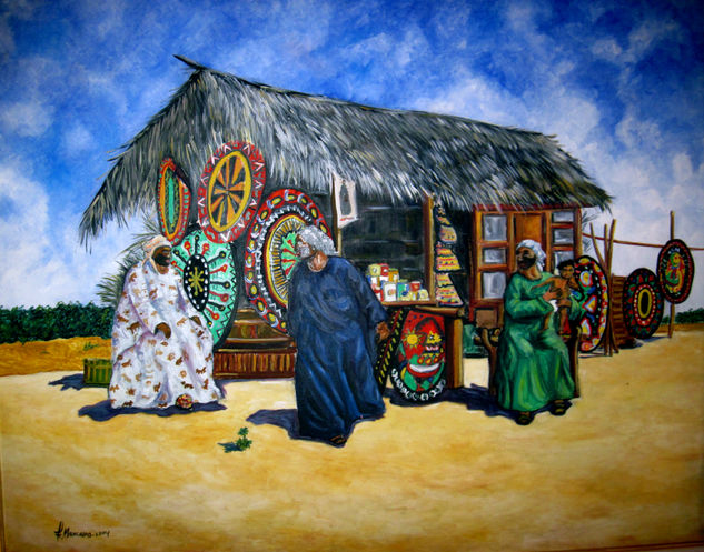 Guajiras Oil Canvas Landscaping