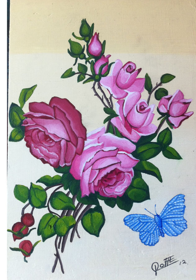 ROSES CORSAGE VII