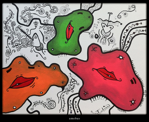 amebas Acrylic Canvas Others