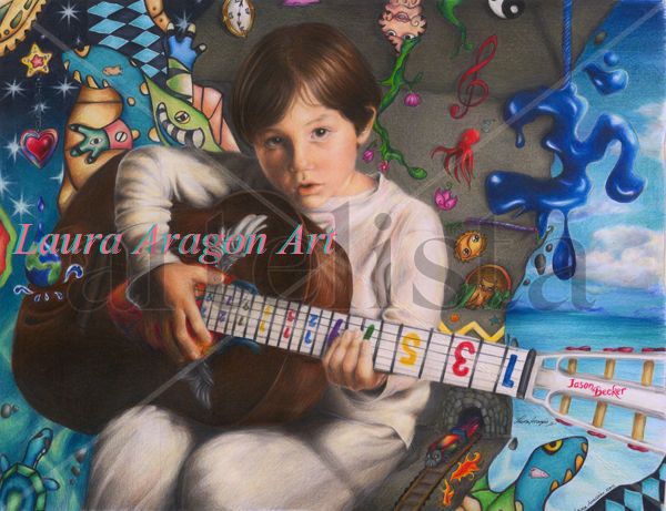 Jason Becker Child Mixed Media