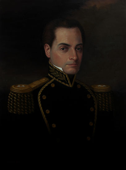 Javier Ascásubi Oil Canvas Portrait