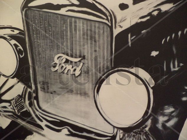 Ford T Acrylic Canvas Others