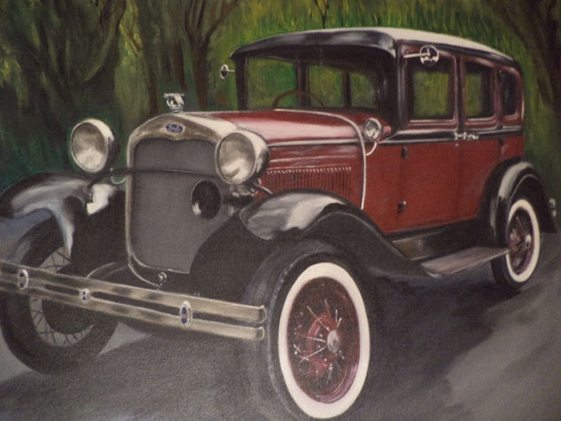 Ford A 1930 Acrylic Canvas Others