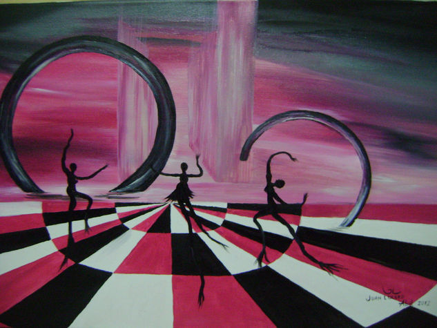 Movimientos oscuros Oil Canvas Others