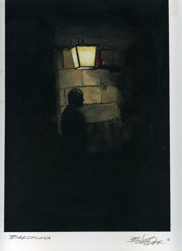 autoretrato de noche