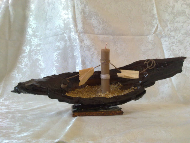 barco Madera Figurativa