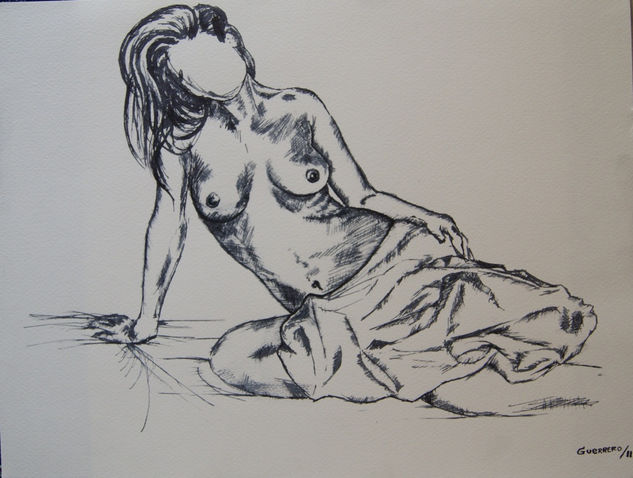 S/T Ink Card Nude Paintings