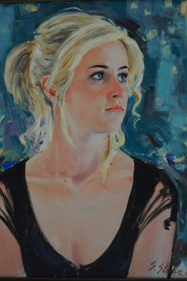 Ina Oil Canvas Portrait