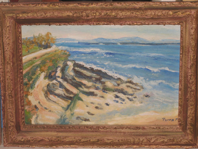 Playa Mataleñas Oil Canvas Landscaping