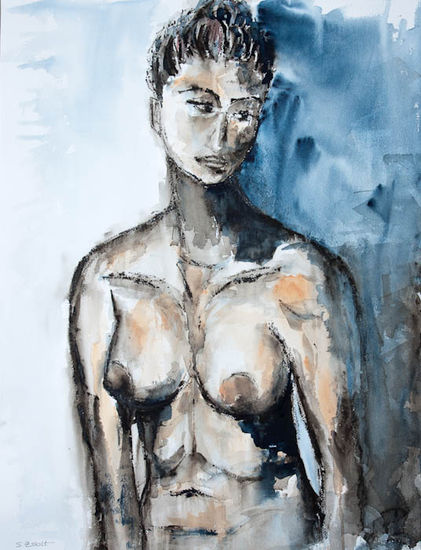 Por una mirada, un mundo Watercolour Paper Nude Paintings