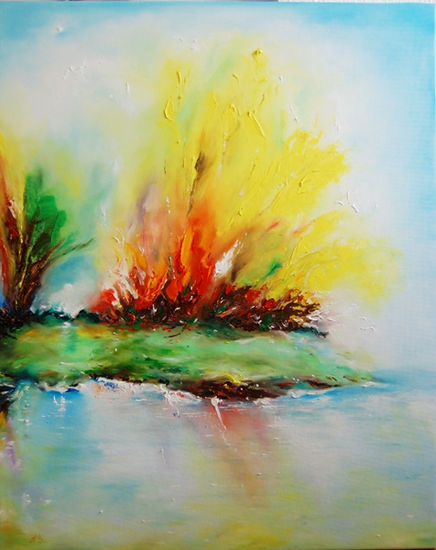 Abstract paisaje Oil Canvas Landscaping