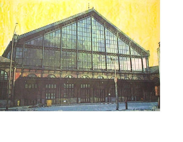 Fachada del Museo del Ferrocarril