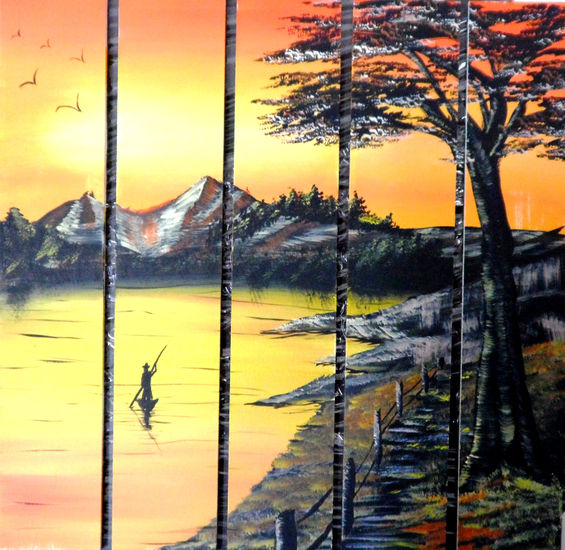 Atardecer Acrylic Panel Landscaping