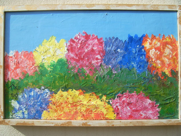 FLORES Oil Canvas Landscaping