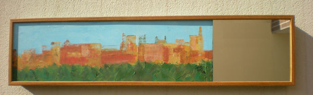 espejo y alhambra Oil Panel Landscaping