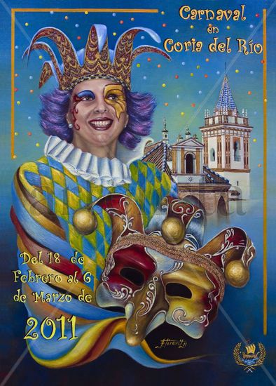 CARNAVAL EN CORIA DEL RIO 2011 Oil Canvas Others