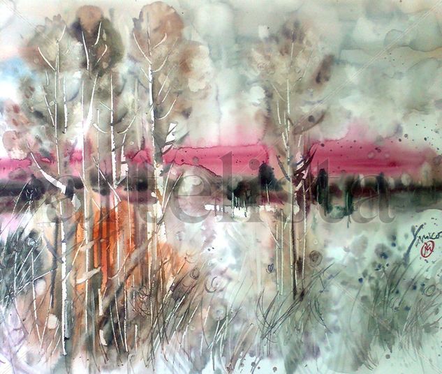 cold Watercolour Paper Landscaping