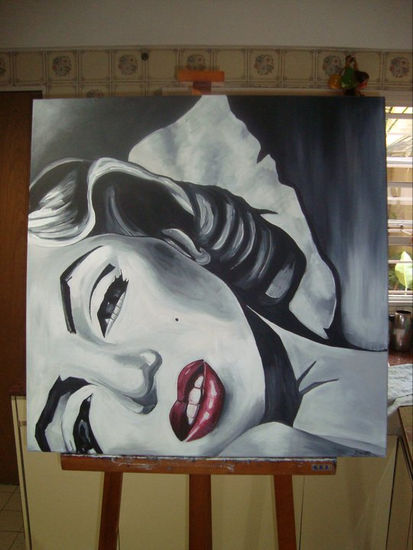 marylin Acrylic Canvas Portrait