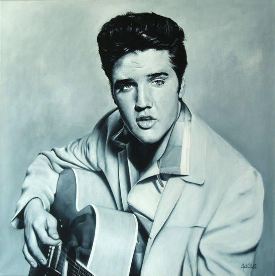 Elvis Presley Acrílico Lienzo Retrato