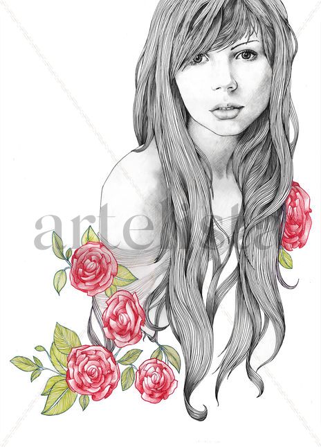 Entre flores