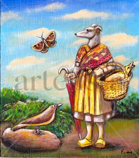 El pajaro y la perra