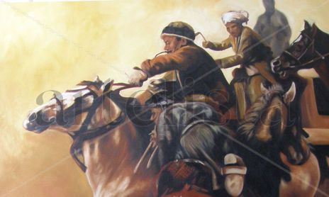 la caza del jabalí