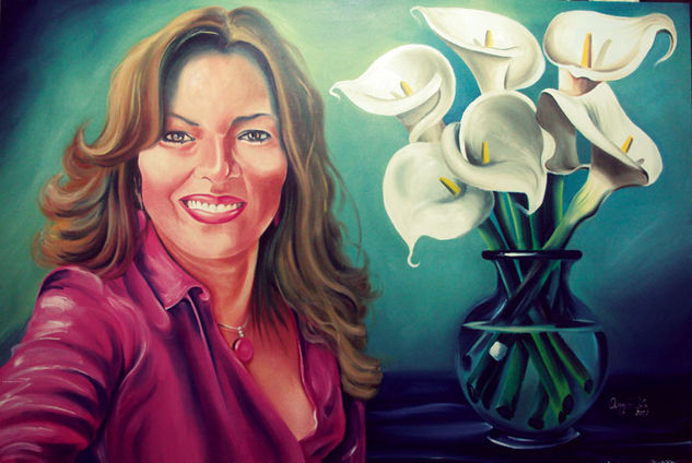 MIRIAN Oil Canvas Portrait