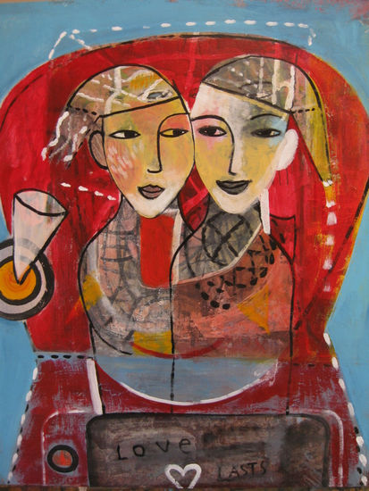 Love Lasts Óleo Tabla Otros