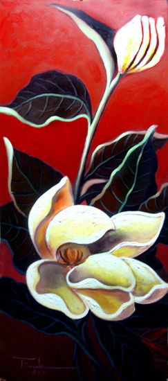 TULIPAN Oil Canvas Floral Painting