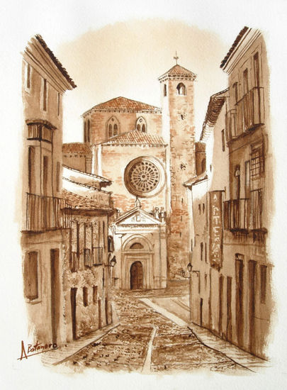 El Rosetón Sigüenza Watercolour Paper Landscaping