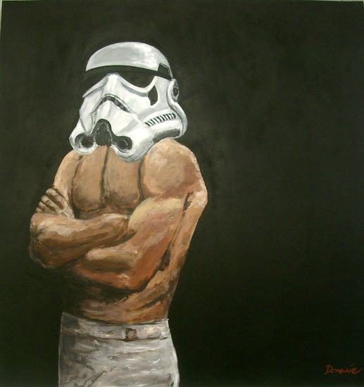 STAR WARS 1 Acrylic Panel Figure Painting