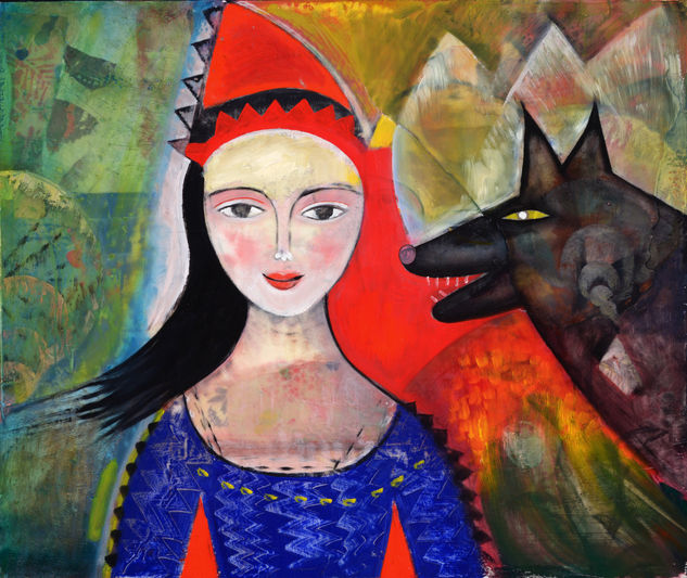 Wolf Whisperer Oil Canvas Others