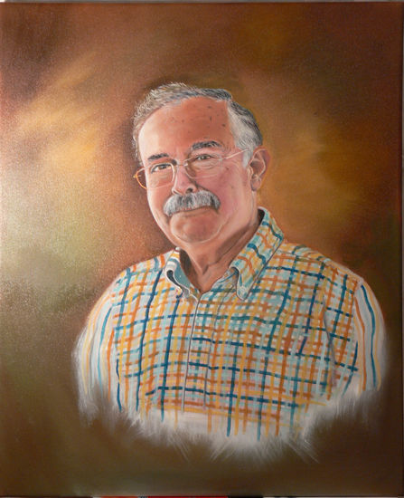 Retrato inacabado de mi amigo Pepe Sánchez Óleo Lienzo Retrato