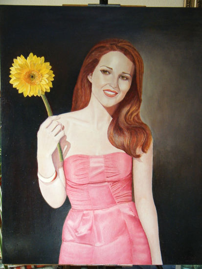 dulce sensibilidad Oil Canvas Portrait