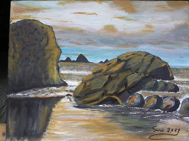 Rincón para meditar Acrylic Canvas Marine Painting