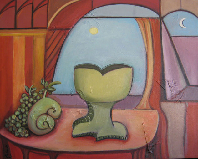 SOL Y LUNA Acrylic Canvas Still Life Paintings