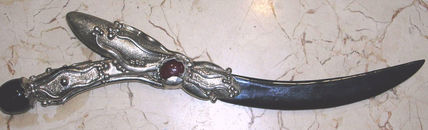 Abrecartas pulpo