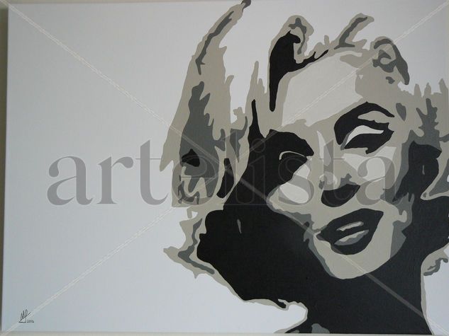 FOREVER MARILYN Acrylic Canvas Portrait