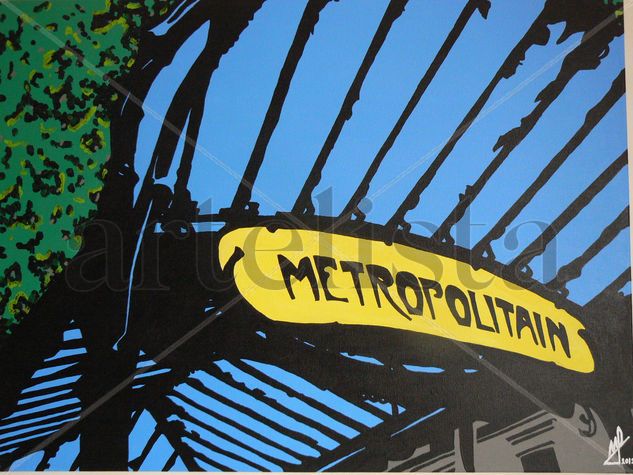 METROPOLITAIN POP Acrylic Canvas Landscaping