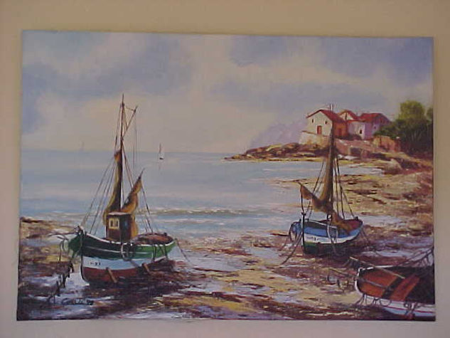 Fin de Jornada Óleo