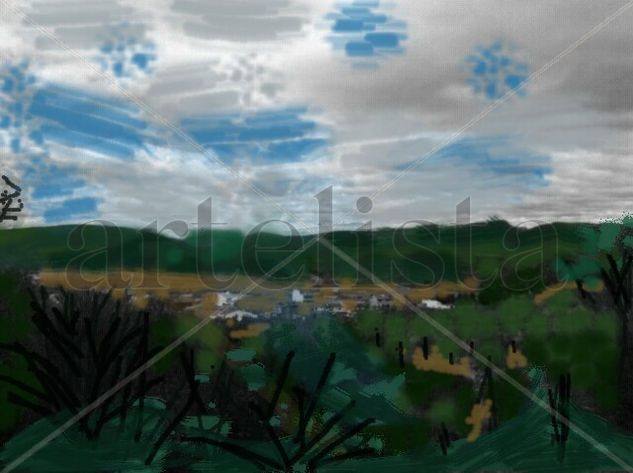 Campiña de Titaguas Oil Canvas Landscaping