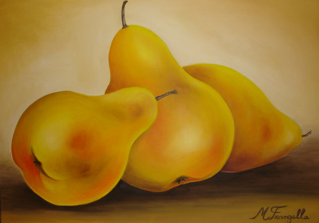 Peras maduras Oil Canvas Still Life Paintings